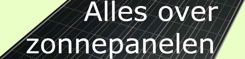 info over zonnepanelen