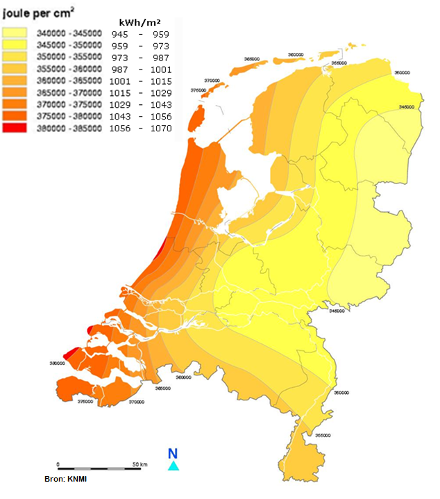 kaart nederland