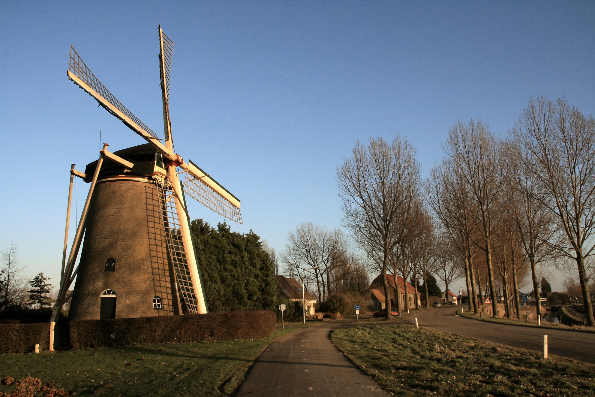 authentieke windmolen